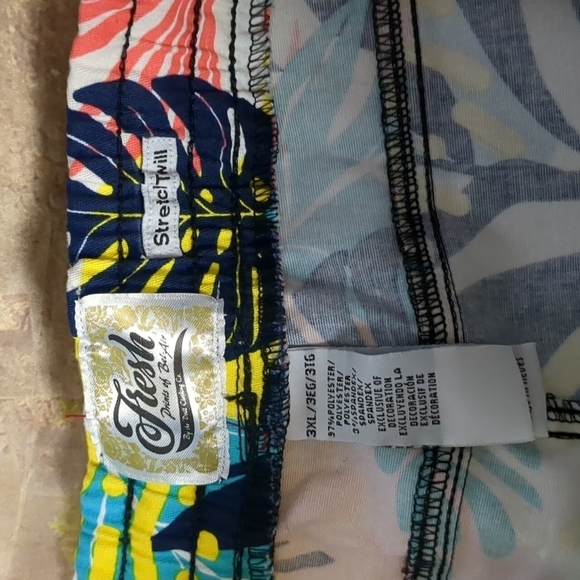 FRESH prints of Bel-Air by the drill company stretch twill shorts size 3XL - Picture 3 of 4